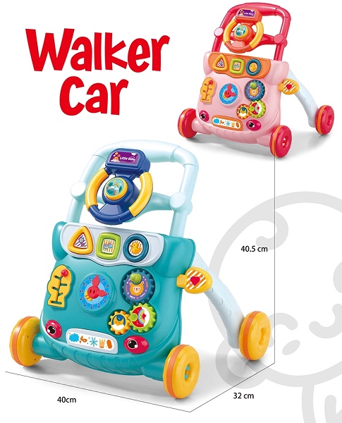 babycare婴儿学步车手推车助步儿童多功能防o型腿宝宝学走路玩具男女宝宝细节图