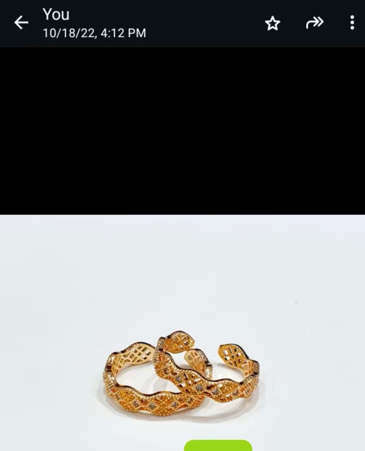 珍珠水晶不銹鋼戒指S999足银戒指时尚百搭情侣款饰品女男潮流款