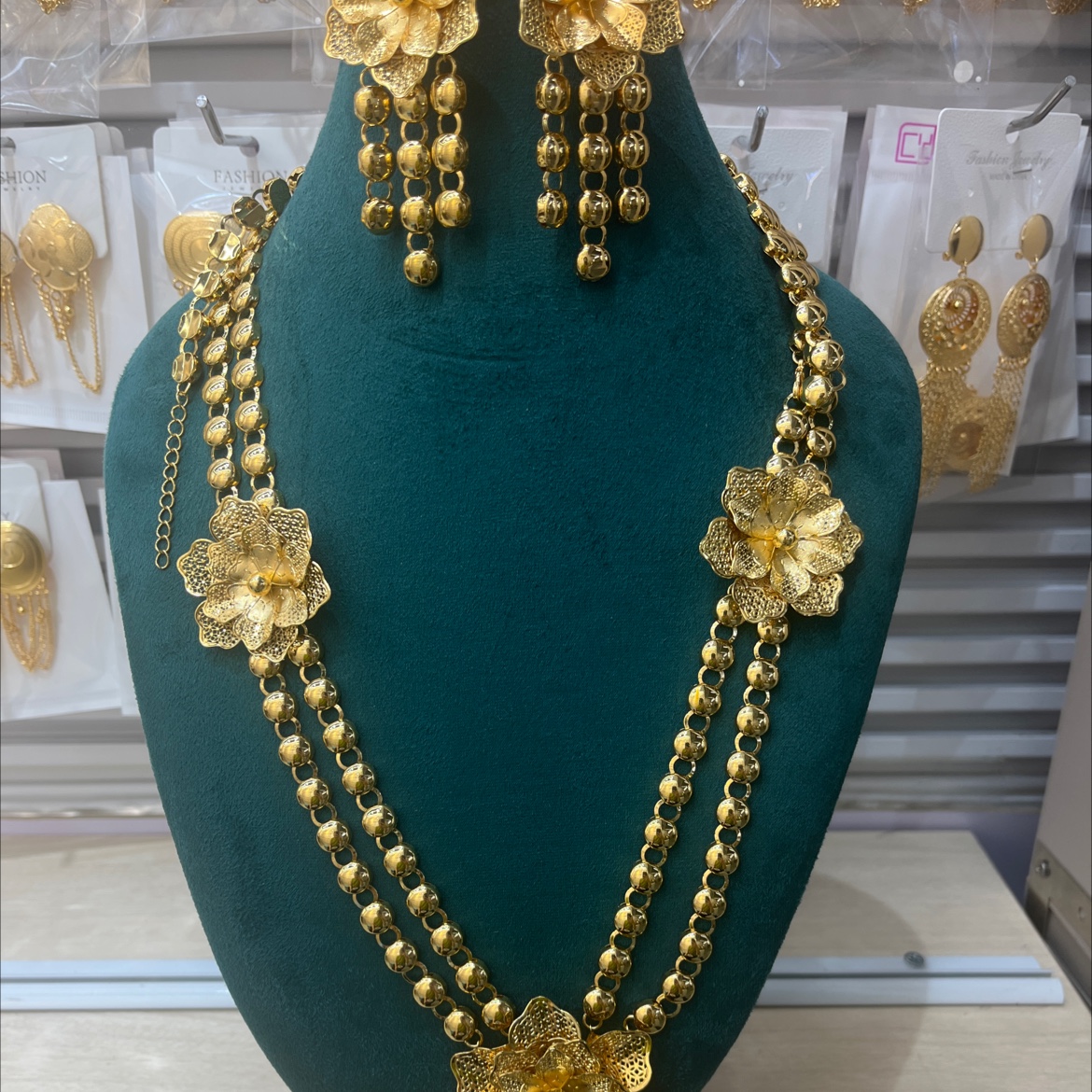 新中式金色时尚优雅女士配饰潮流百搭首饰品