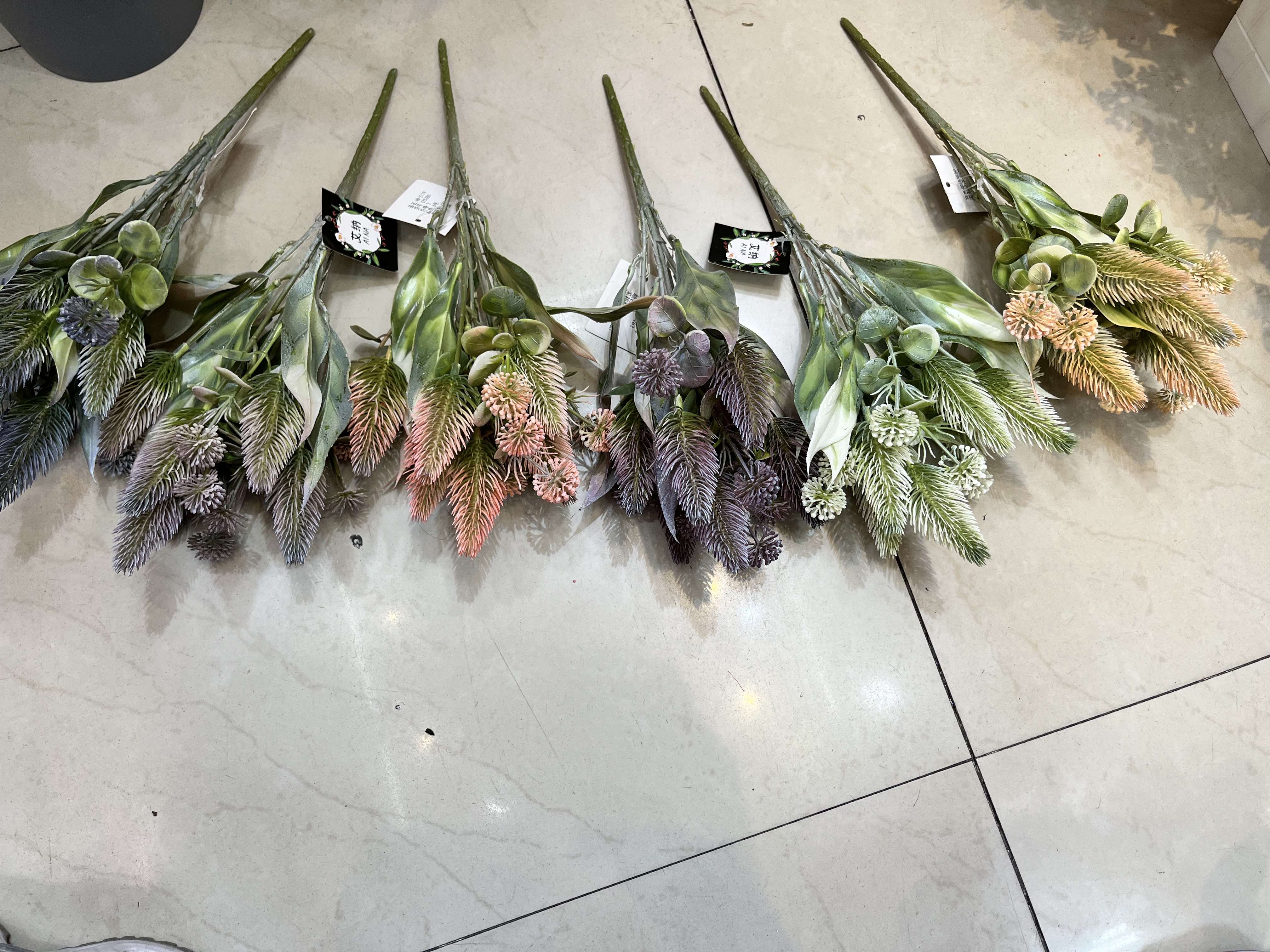 蝴蝶兰仿真花地瓜叶干花摆设室内装饰仿真花瓣创意家居装饰品