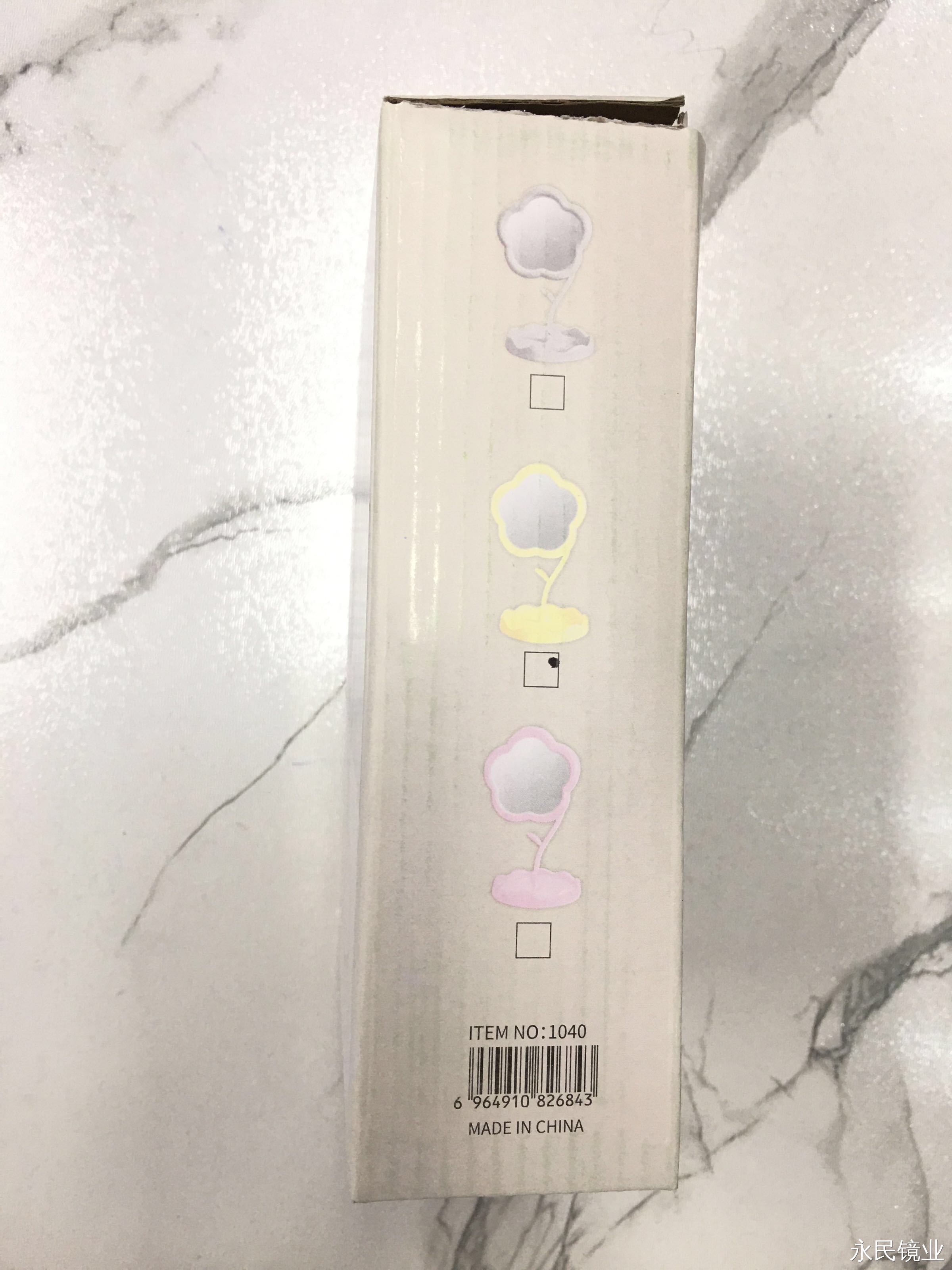 镜子/镜梳/化妆镜台镜/掐痘镜/木质化妆镜细节图