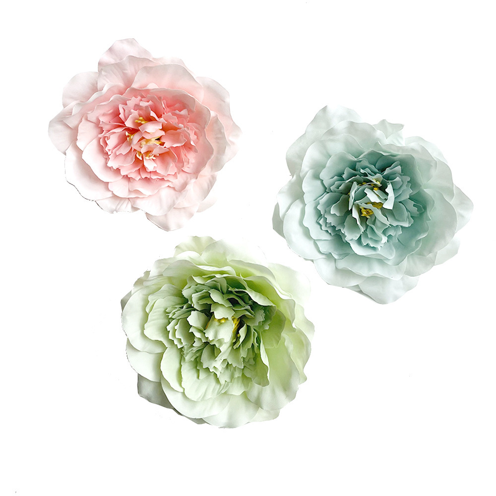 Simulated peony flower heads, Tang-style hairpins and headwear, artificial flower accessories, diy handcrafted material kits, home photography props Application Scenario