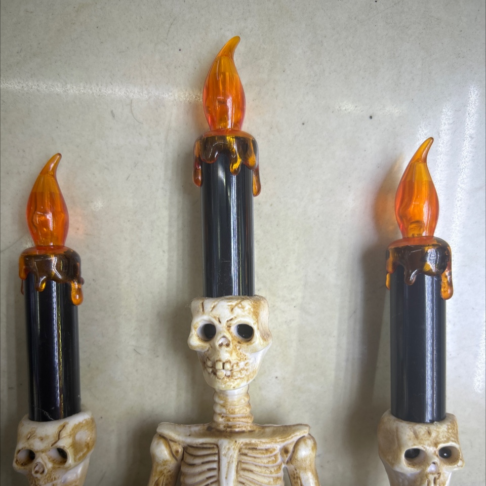Candle ghost headlamps, decorative props, Ghost Festival decorative props, arrangement props, decorative items, ornaments, ornaments, Halloween festival supplies Specification image