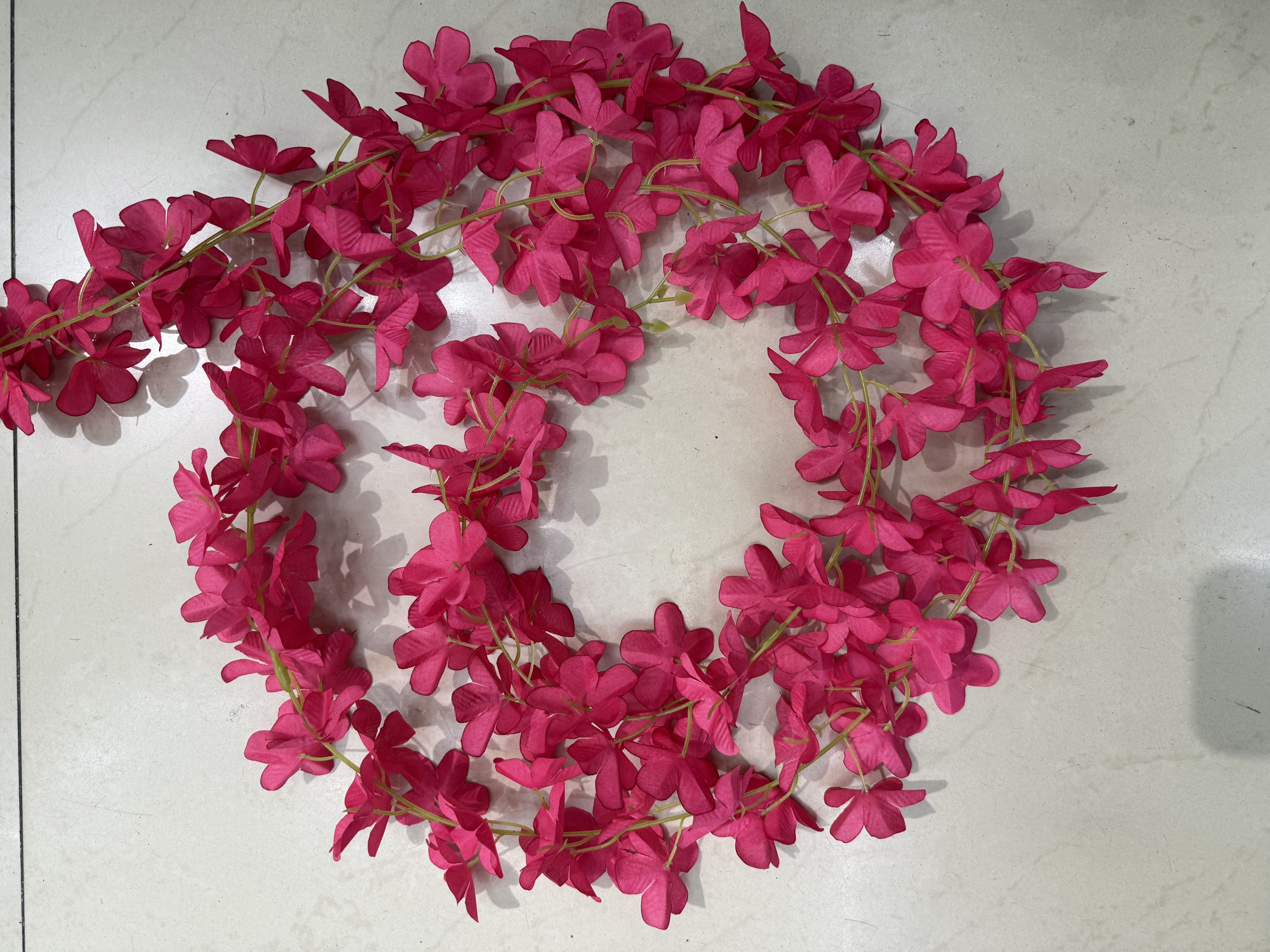 仿真花藤玫瑰假花藤条空调管道遮挡客厅吊顶装饰塑料藤蔓缠绕植物蔷薇花藤详情图5