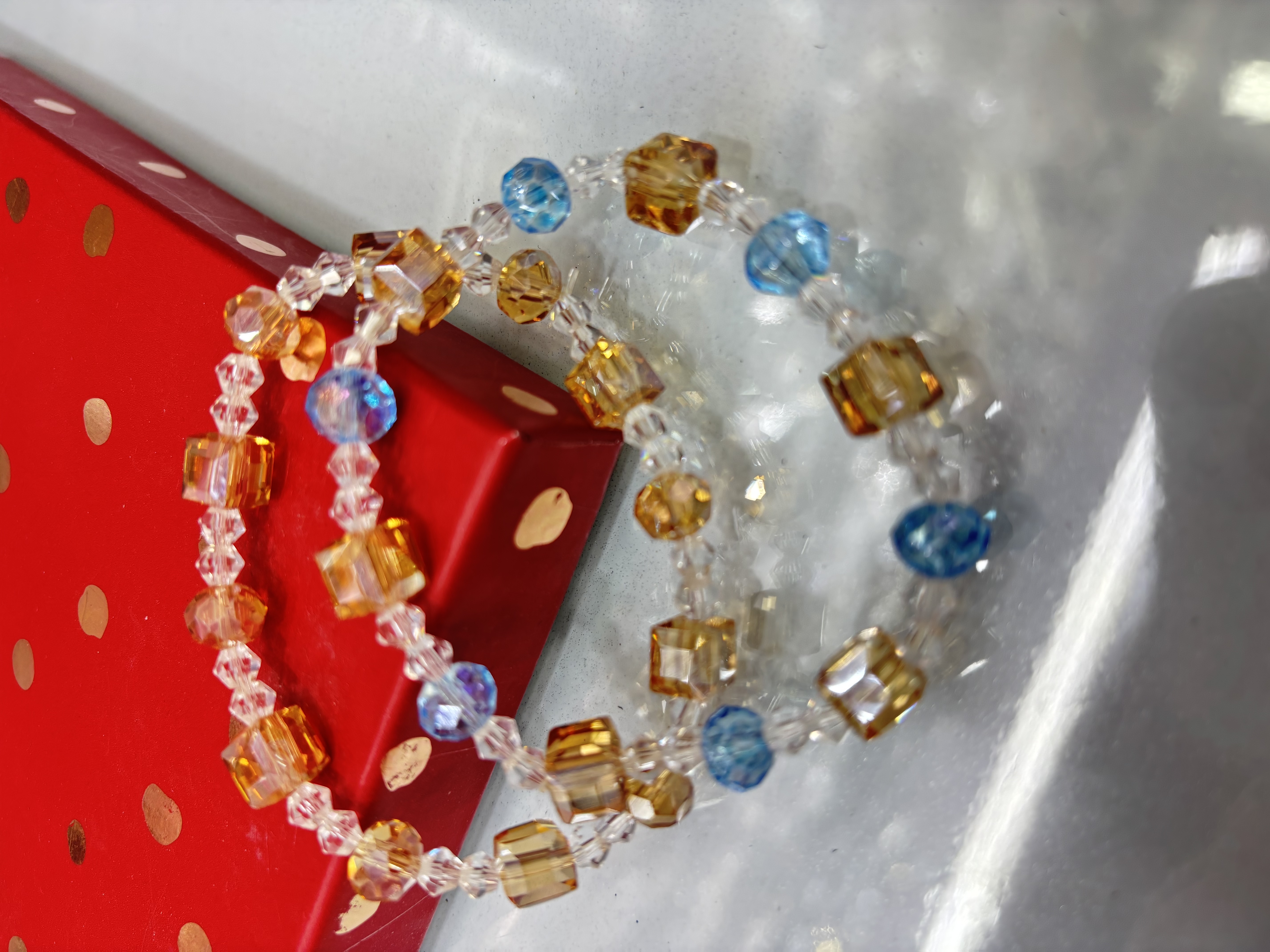 水晶手链红绳手串时尚饰品手链情侣款手饰女款男女通用简约百搭潮流手链饰品手串水晶手链手链