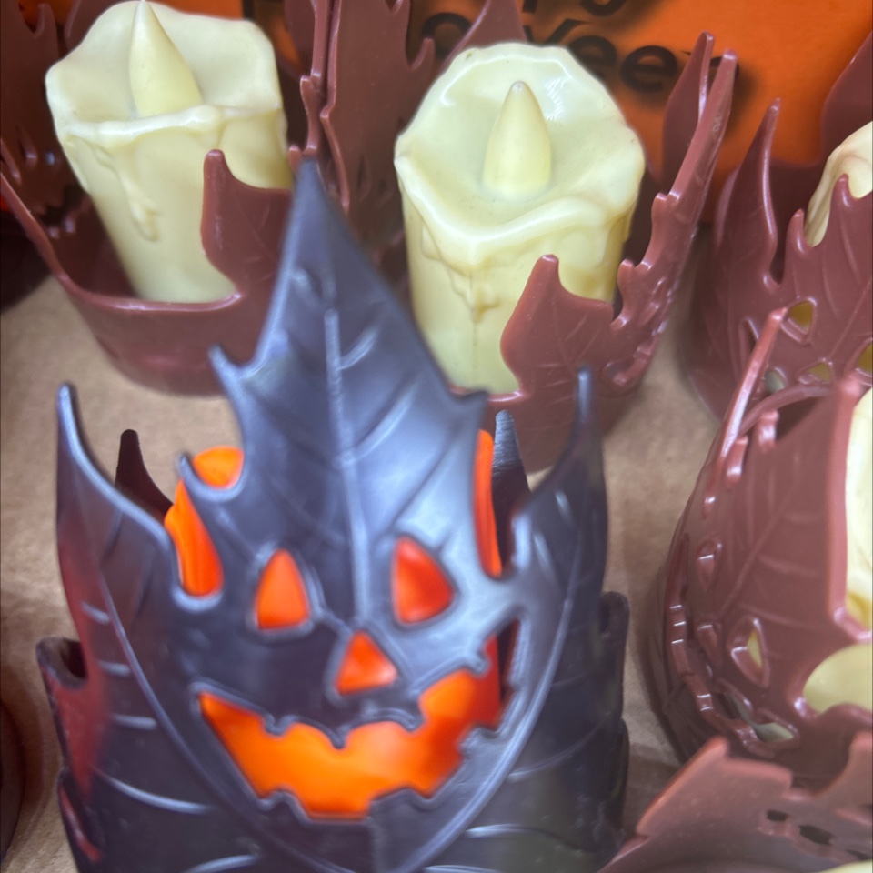 万圣节蜡烛装饰道具摆件配件配饰恐怖鬼节创意小灯装扮节日装饰道具创意有趣节日布置详情图3