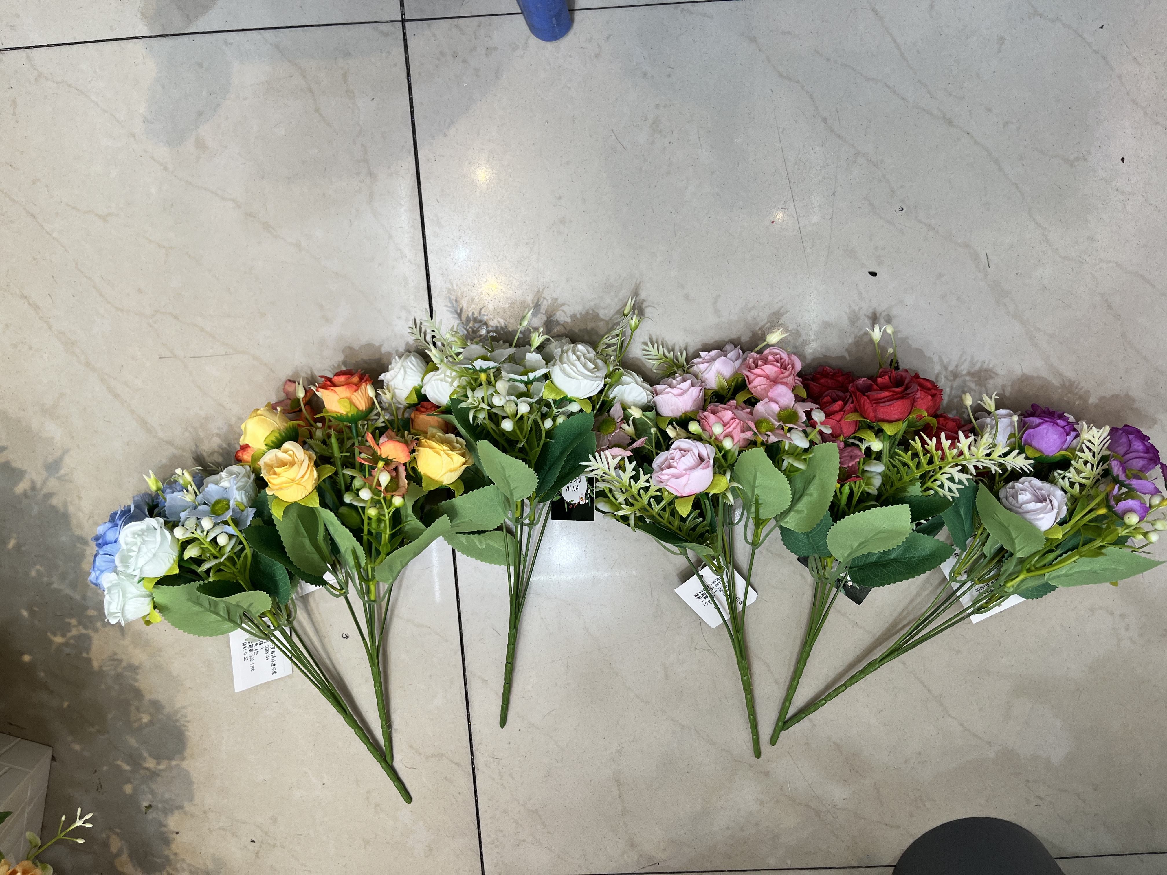 蝴蝶兰仿真花地瓜叶干花摆设装饰品室内客厅家居装饰品仿真花瓣