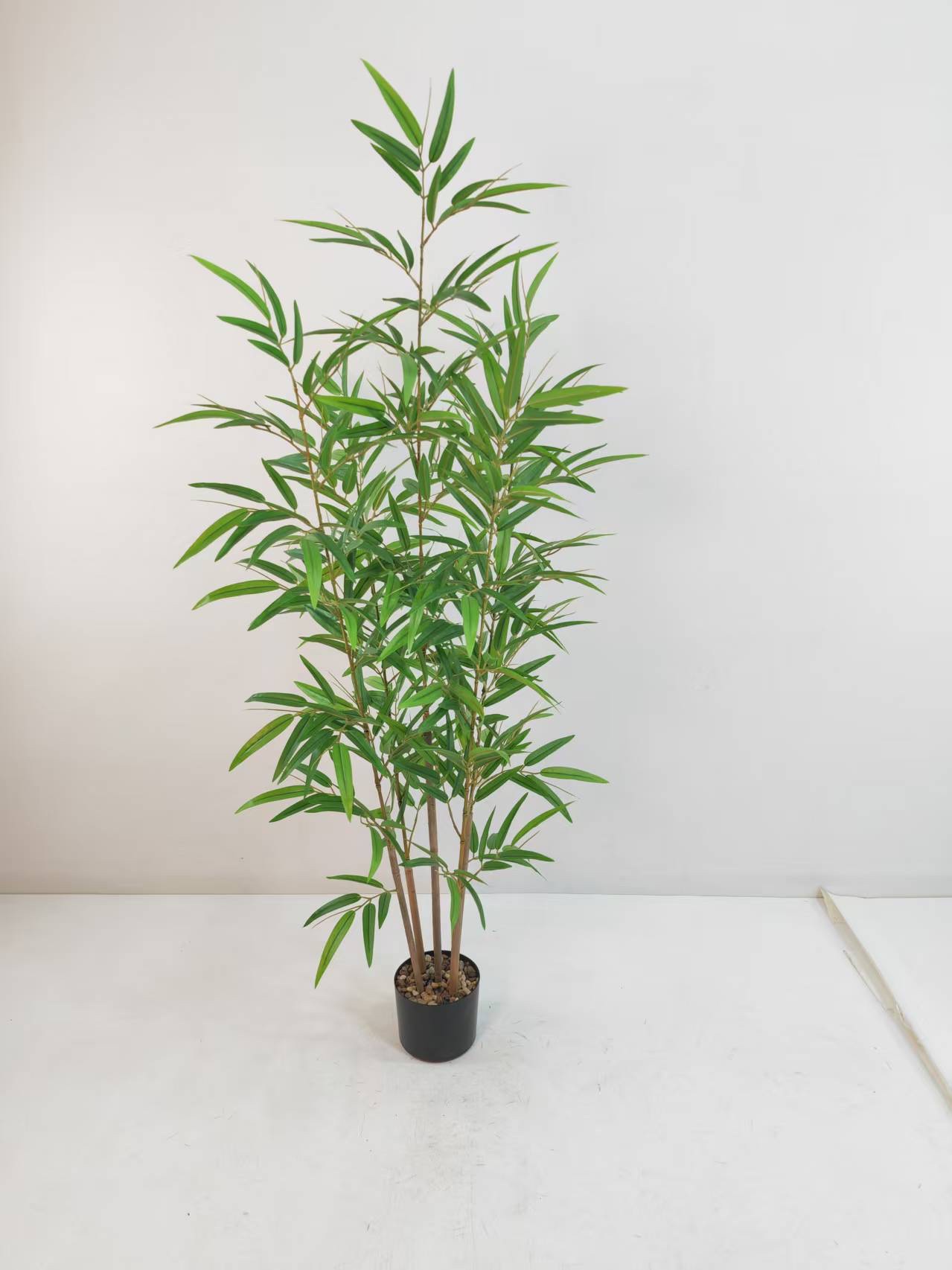 شجرة الخيزران المشفرة المتعددة الأوراق، الخيزران الذهبي الخيزران الخيزران الحقيقي Artificial Bamboo Tree Item Picture
