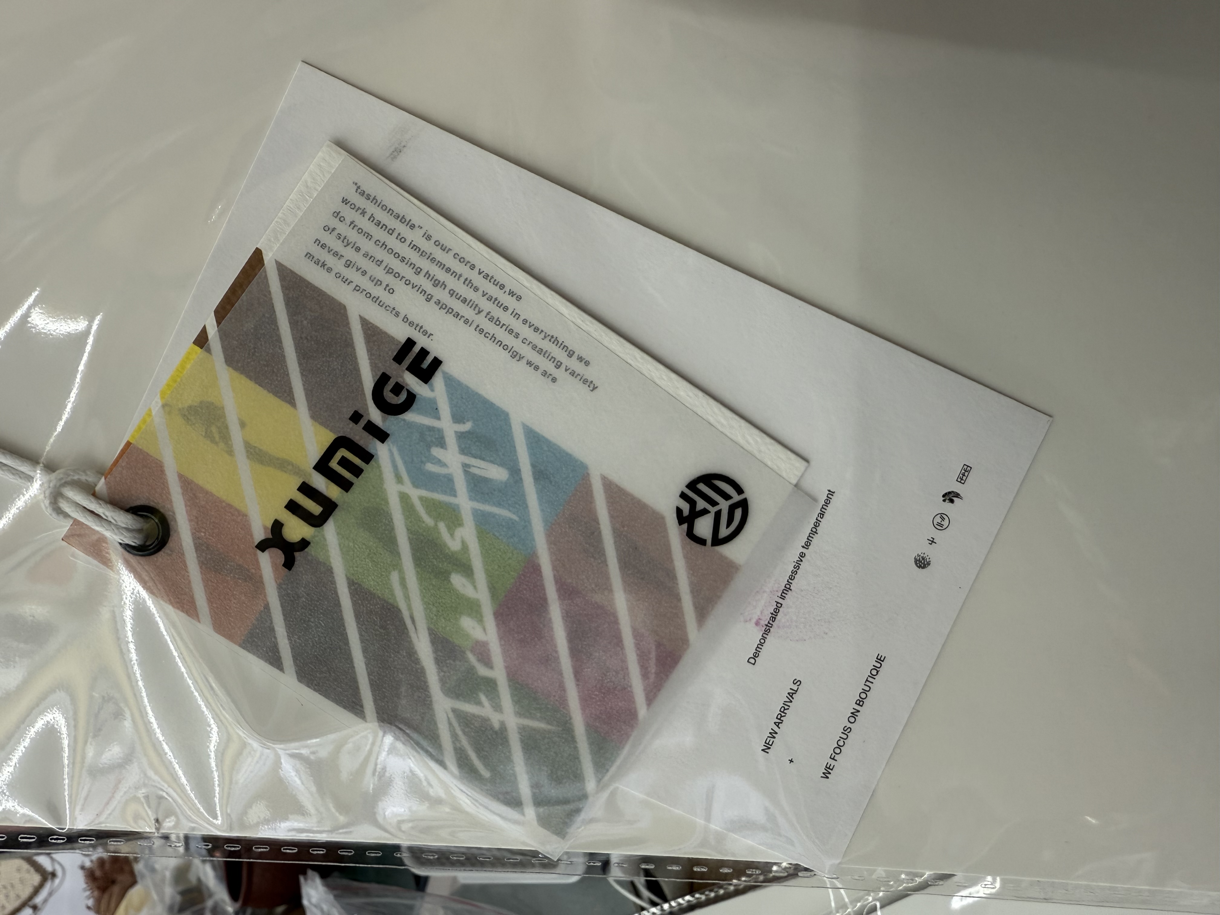 商标吊牌辅料，包装设计生产详情图3