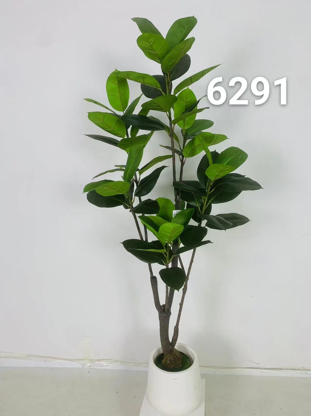 Artificial plants, rubber-leaf green plants, indoor decoration artificial green plants Specification image