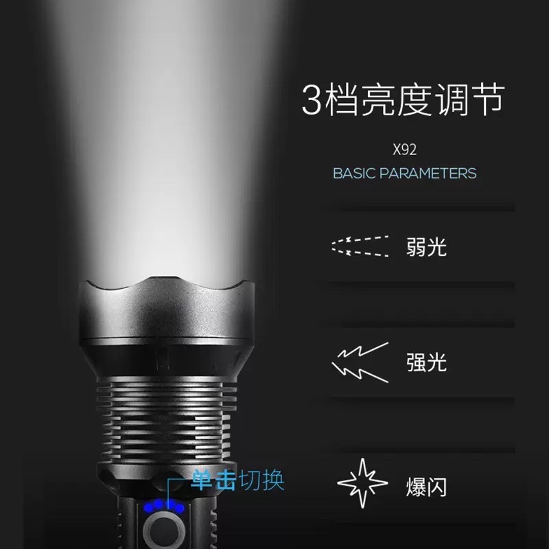 手电筒、手握式电筒实物图