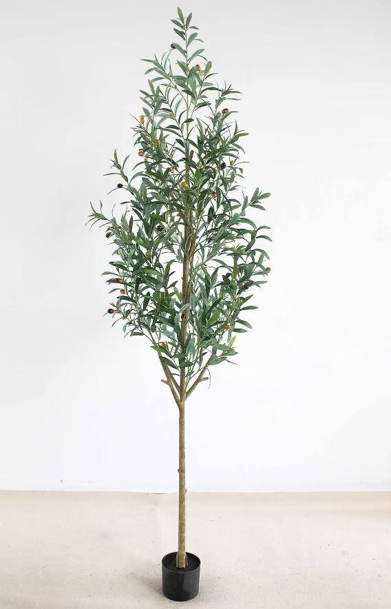热销爆款拆装2.4米橄榄树，跨境爆款，仿真橄榄树。