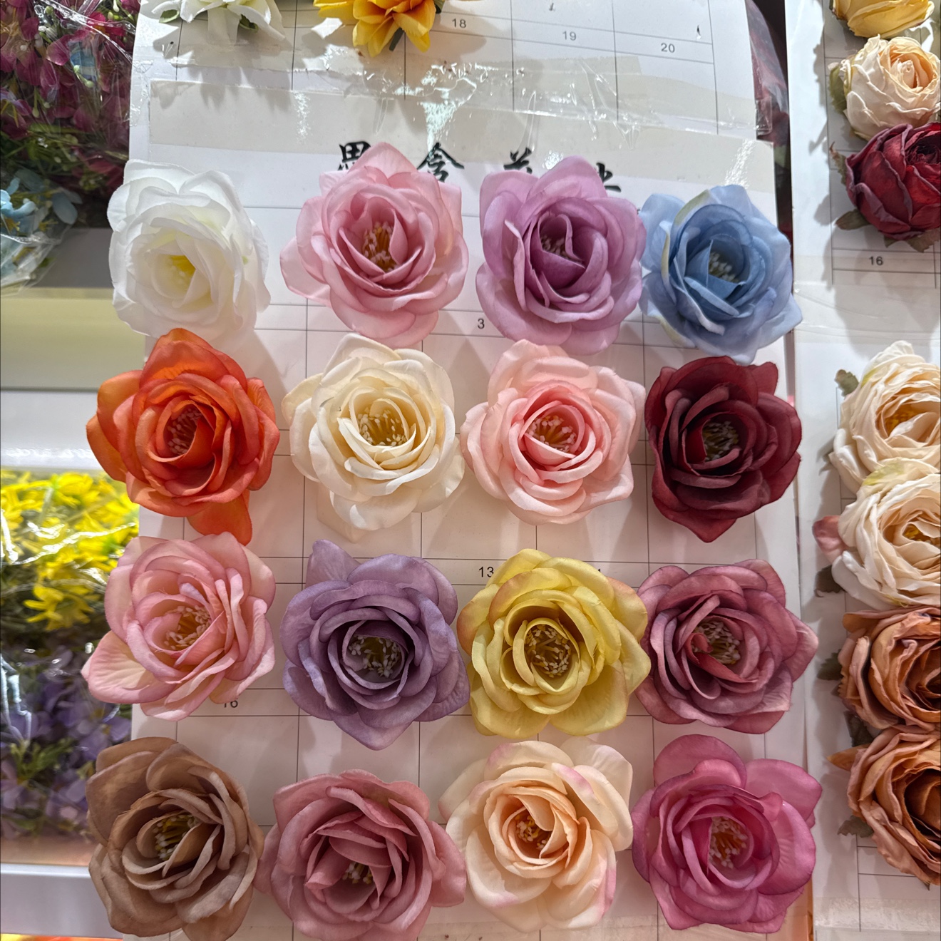 Camellia simulated flower head