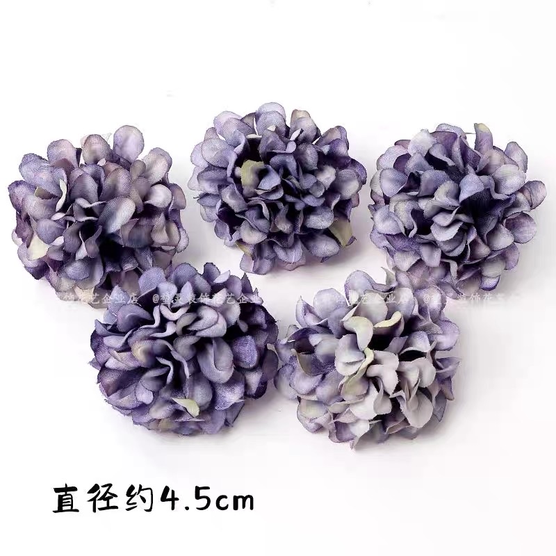 Simulated oil painting chrysanthemums, diy Hanfu headwear and hairpins, pastoral style series, wedding decoration, home ornaments, floral art detail image 3