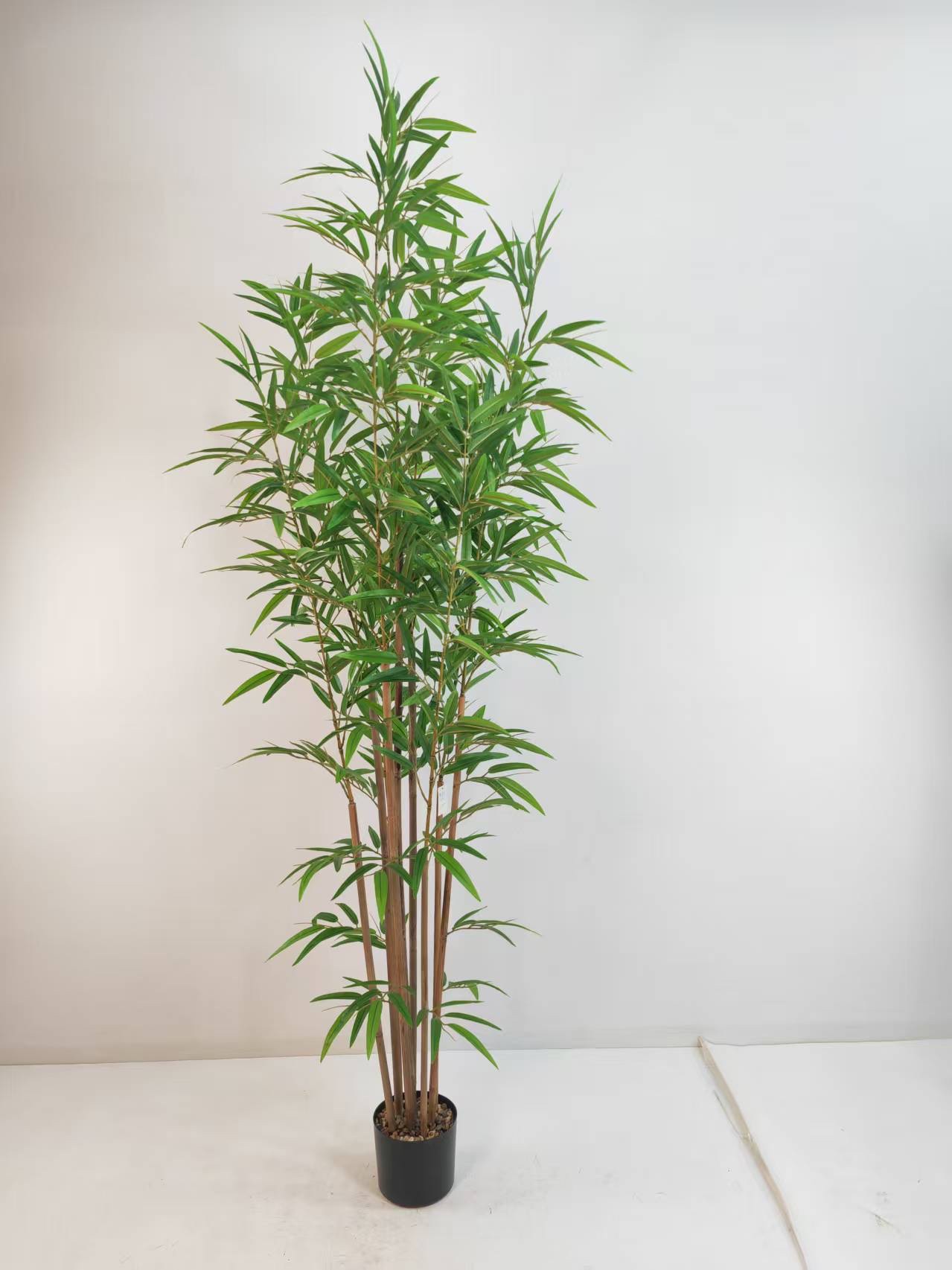 شجرة الخيزران المشفرة المتعددة الأوراق، الخيزران الذهبي الخيزران الخيزران الحقيقي Artificial Bamboo Tree Application Scenario