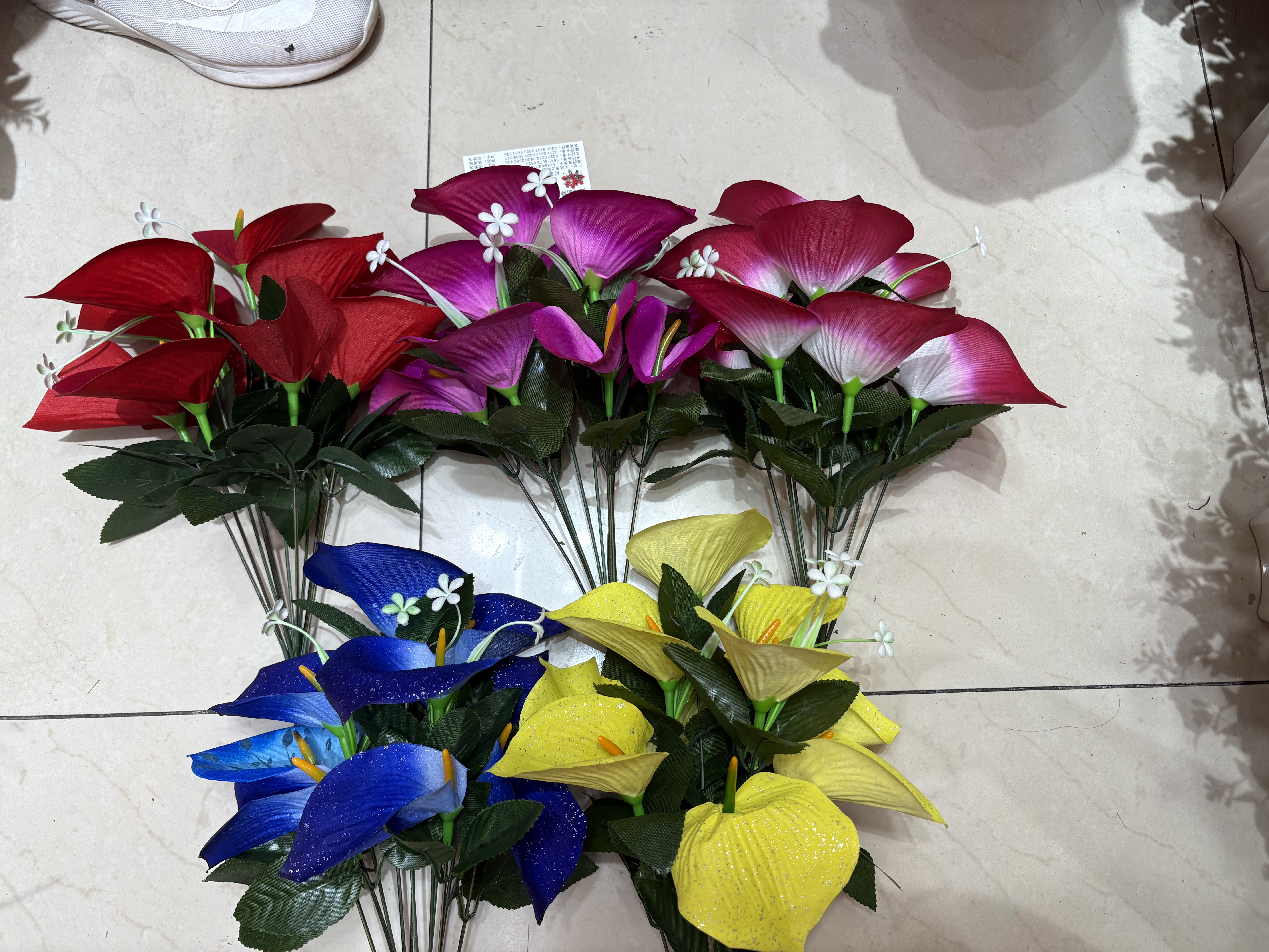 蝴蝶兰仿真花干花摆设地瓜叶装饰品仿真花剑兰花艺插花材料仿真花仿真花