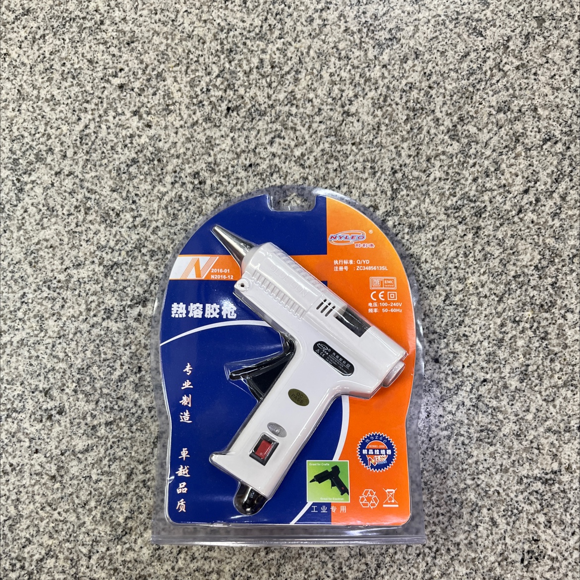 NL-307B 30w小胶枪白色小胶枪 热熔胶枪 熔胶枪 手工工具 开关 扁插 圆插 小胶枪 高温30瓦