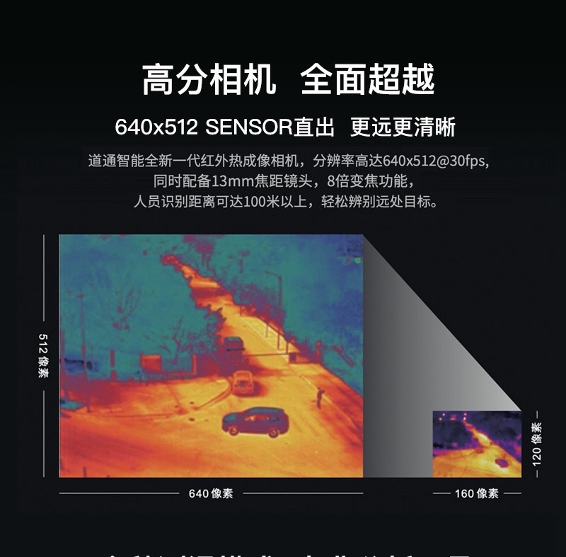 Daotong Intelligent EVO II Dual 640T Power Grid Inspection/Reconnaissance/Search and Rescue with Daotong unmanned Aerial Vehicle Thermal imaging detail image 3