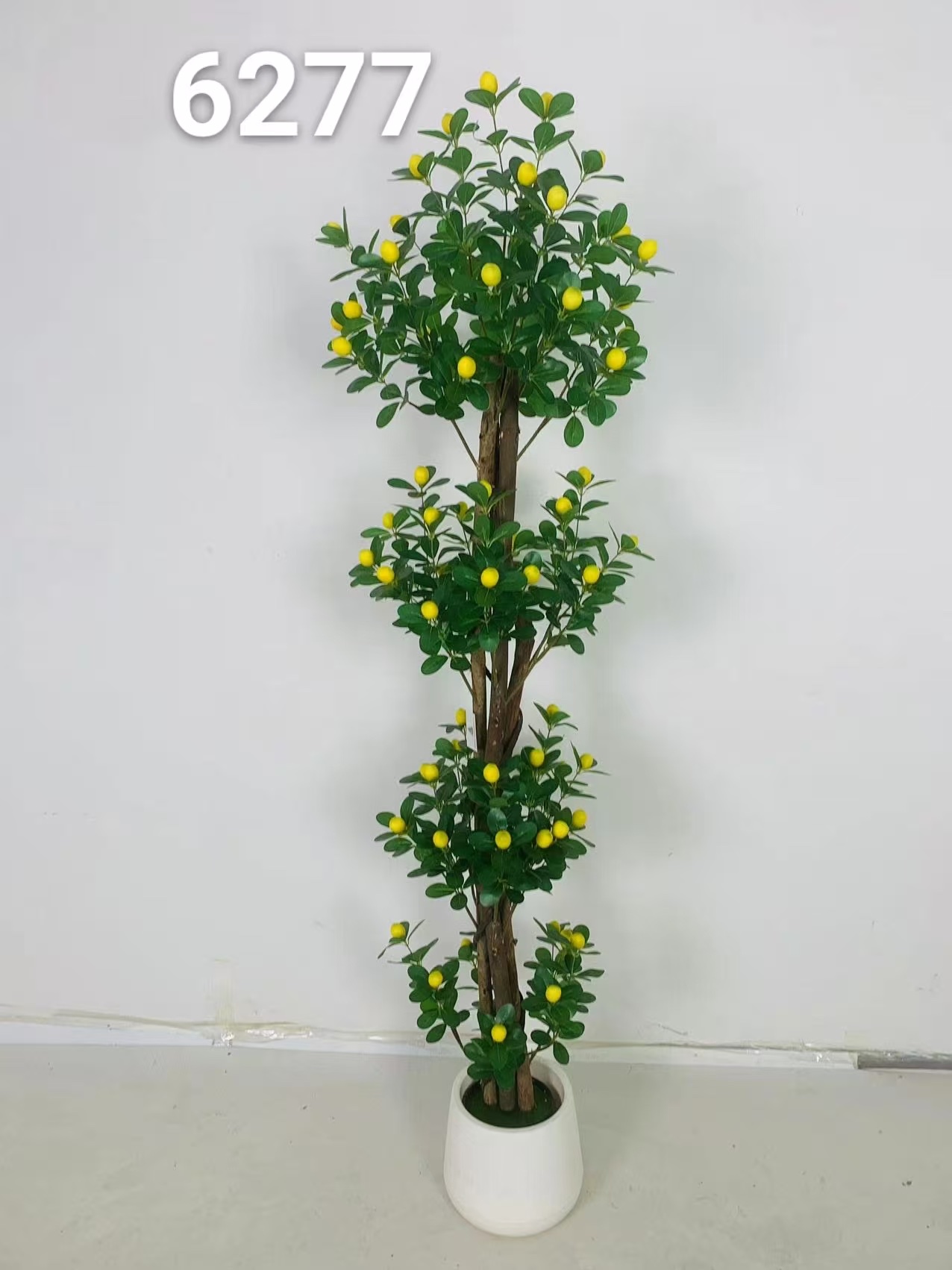 仿真植物柠檬树微景观仿真绿植室内装饰