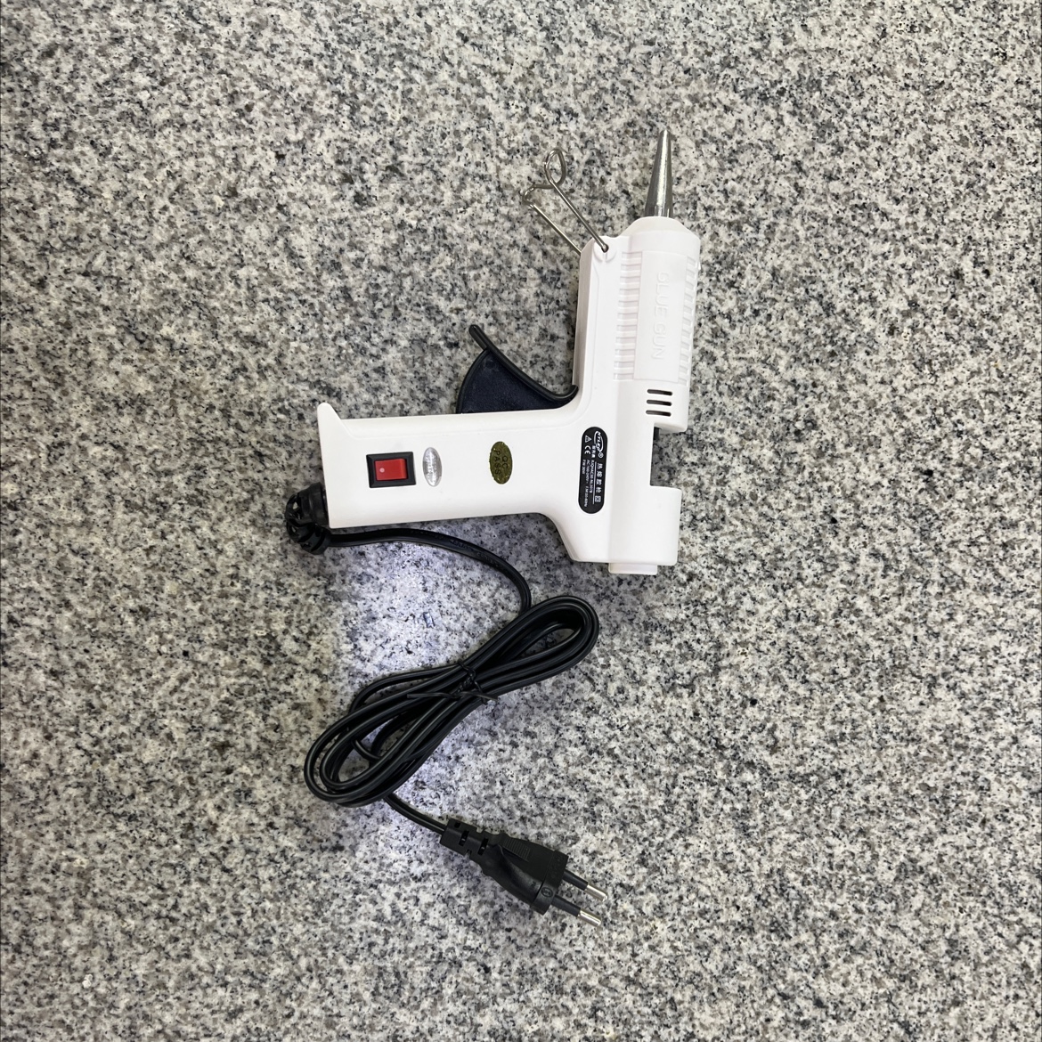 NL-307B 30w小胶枪白色小胶枪 热熔胶枪 熔胶枪 手工工具 开关 扁插 圆插 小胶枪 高温30瓦详情图2