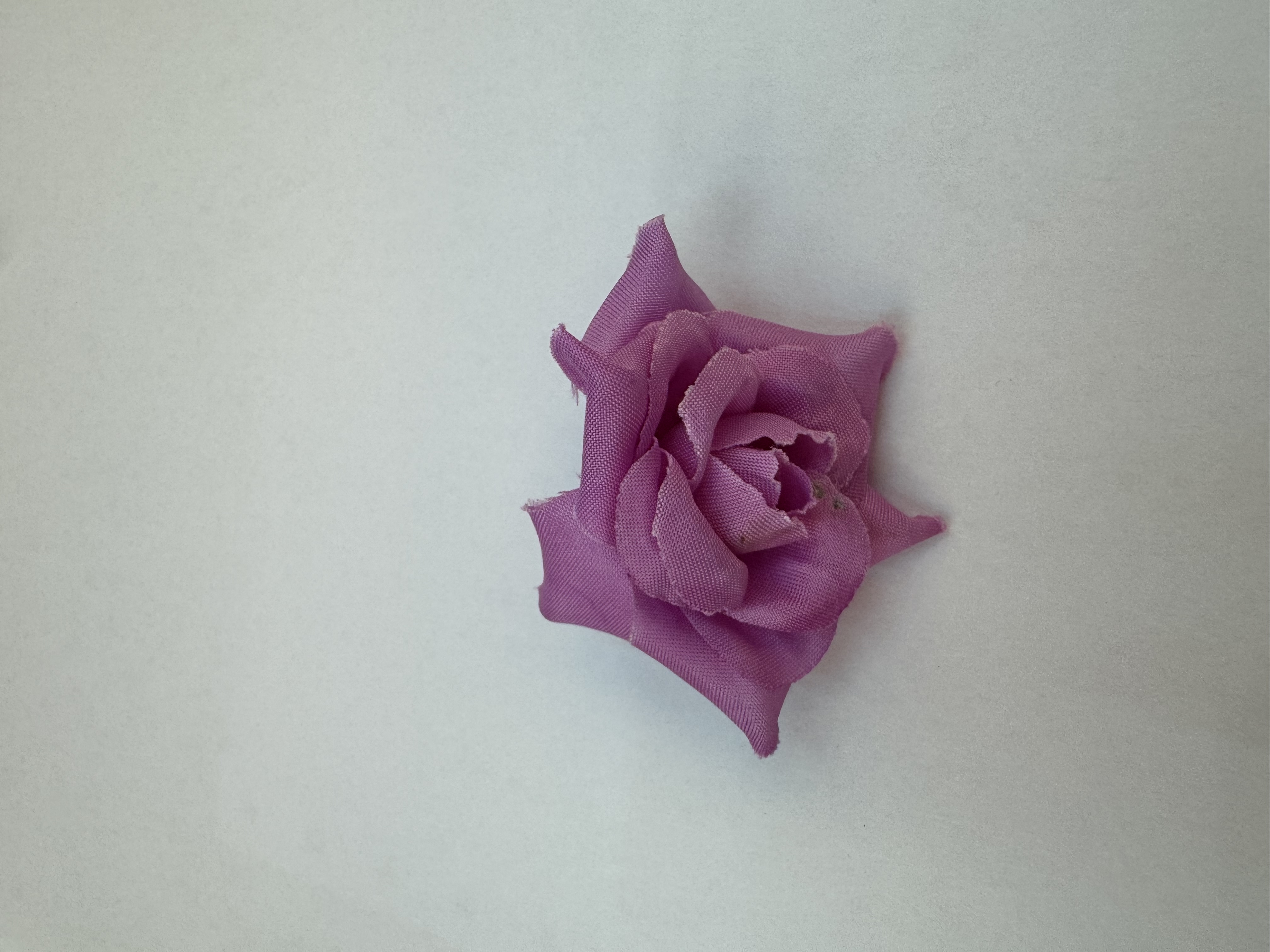 DIY artificial rose 4.5cm small rolled-edge flower head, flower hairpin garland, silk flower, rose for wedding scattering detail image 1