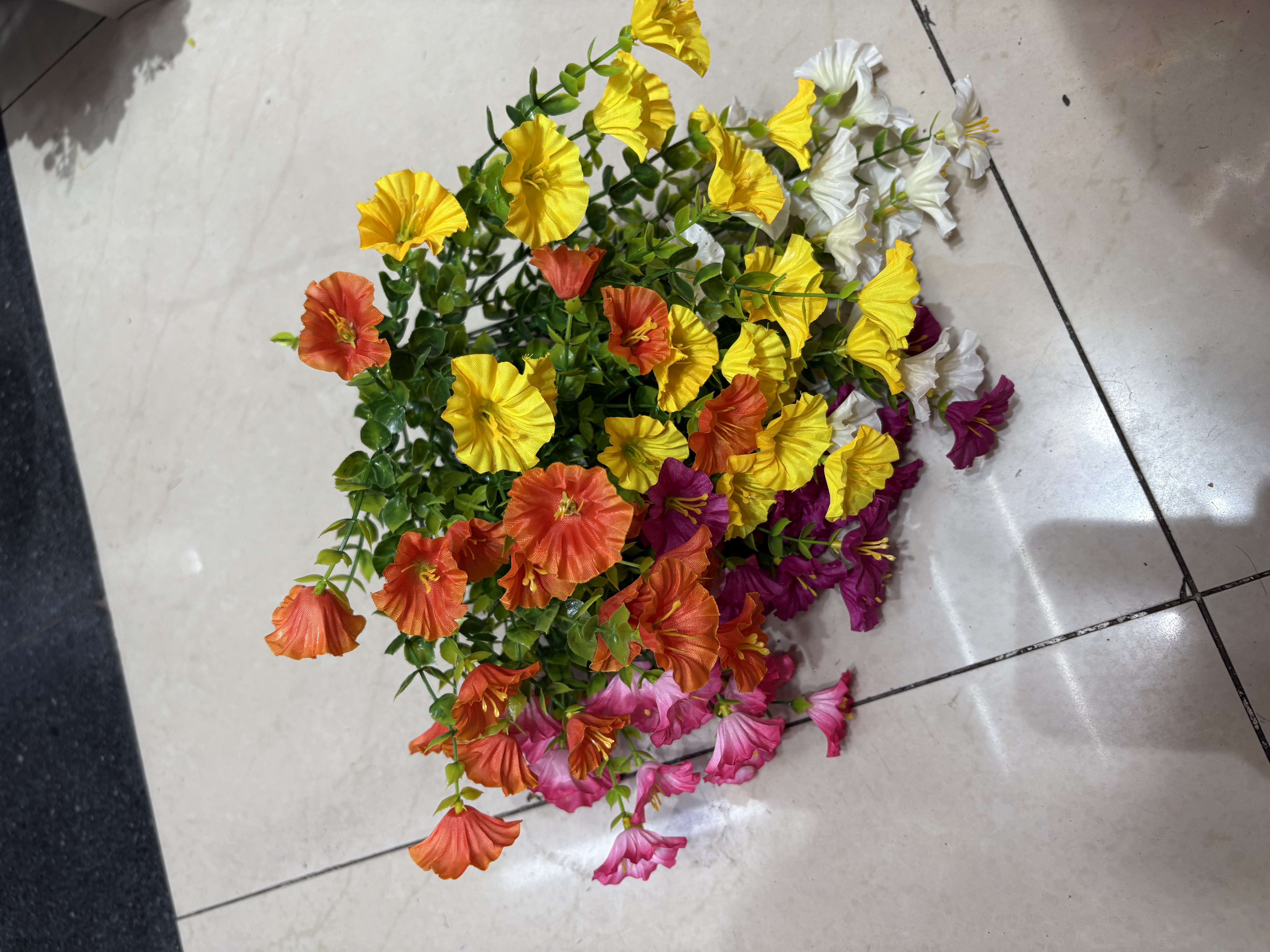 蝴蝶兰仿真花干花摆设地瓜叶装饰品仿真花剑兰花艺插花材料仿真花