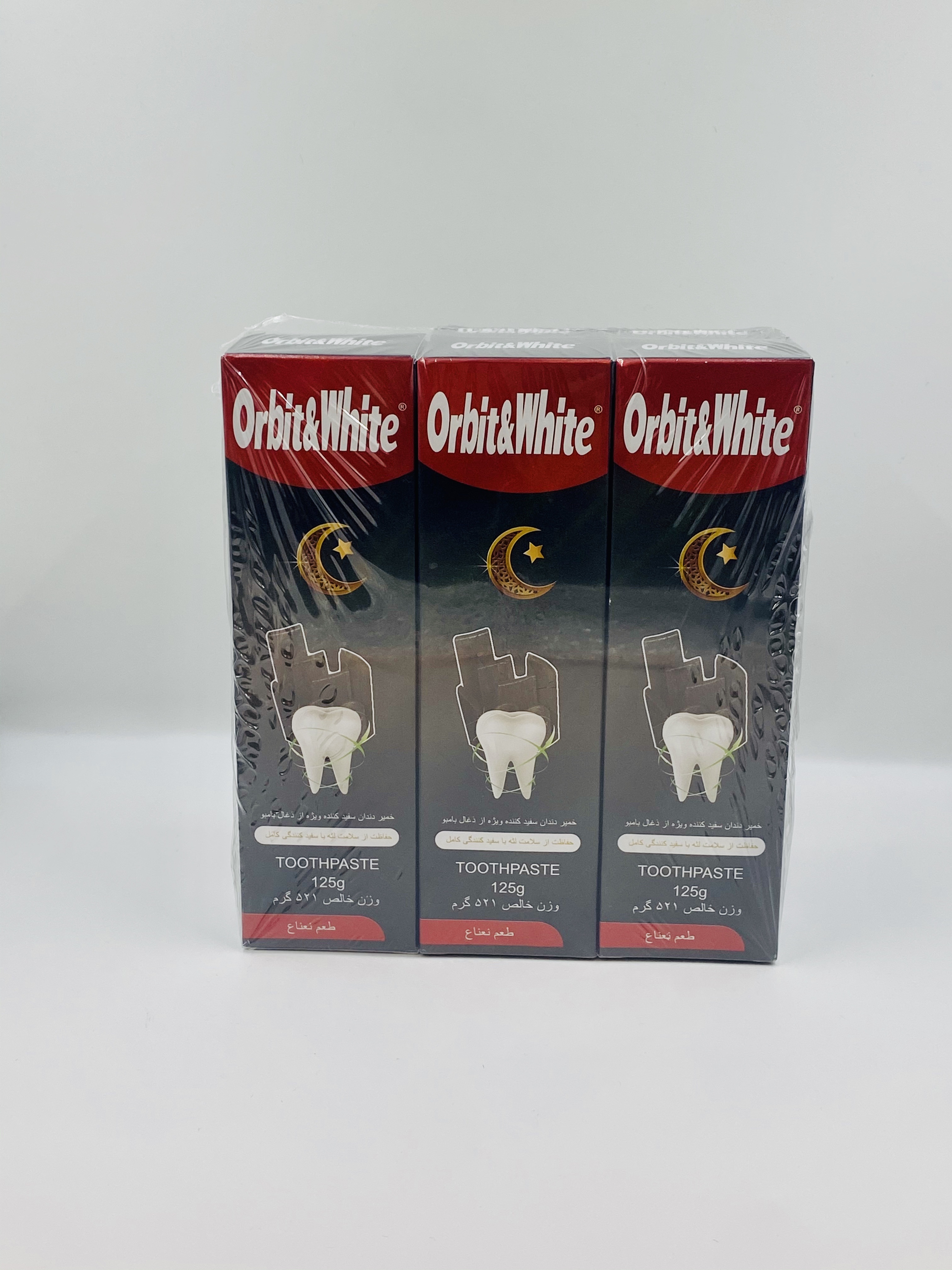 英文版Orbit&White外贸出口牙膏