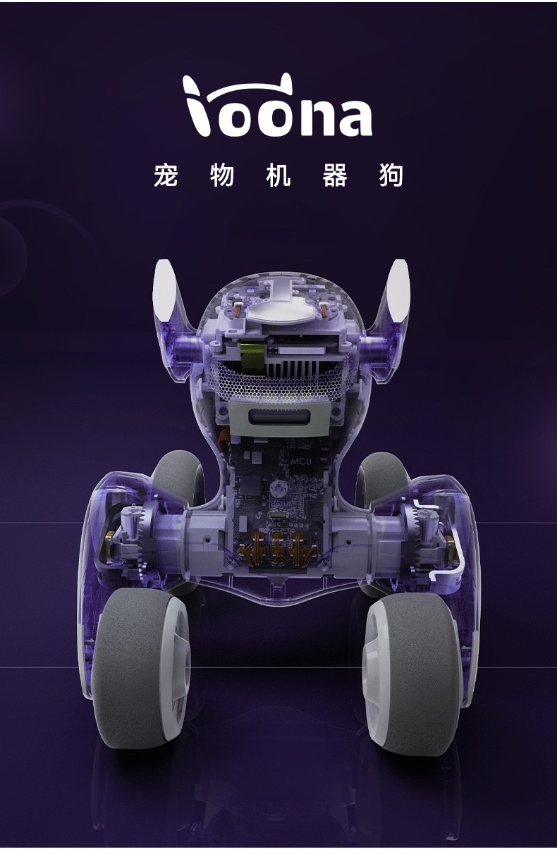 Lo.ona Smart pet robot dog Chinese dialogue Emotional ai Interaction companion electronic Robot toy programming detail image 13