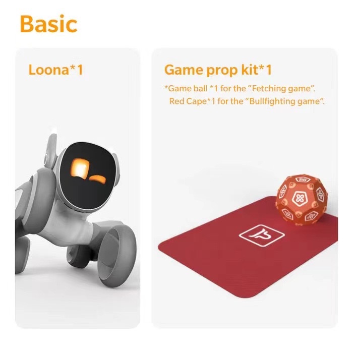 Lo.ona Smart pet robot dog Chinese dialogue Emotional ai Interaction companion electronic Robot toy programming Item Picture