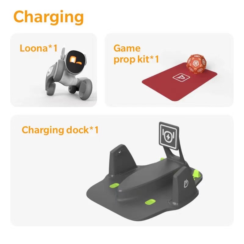 Lo.ona Smart pet robot dog Chinese dialogue Emotional ai Interaction companion electronic Robot toy programming Specification image