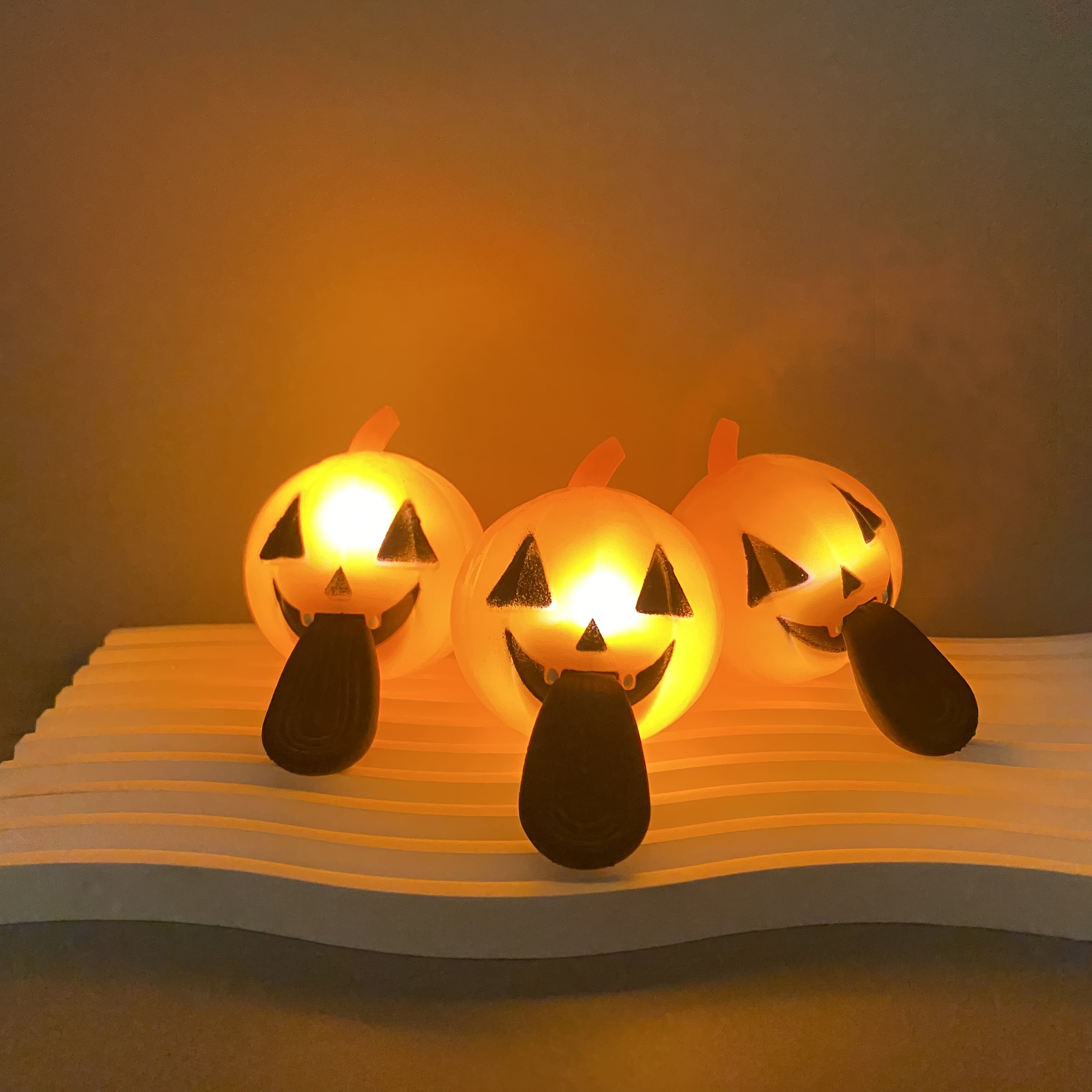 节日用品 万圣节 南瓜舌头球弹力球 弹射舌头 