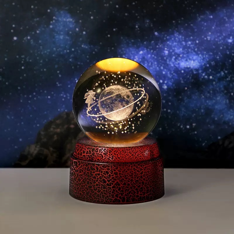 Rotating crystal ball night light Application Scenario