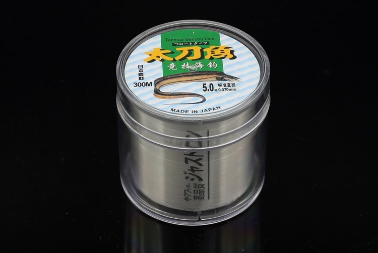 太刀鱼300米钓鱼线日本原丝鱼线鱼线渔具白底实物图