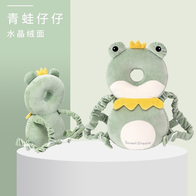 NOOER原创儿童防摔防跌婴儿护头枕白底实物图