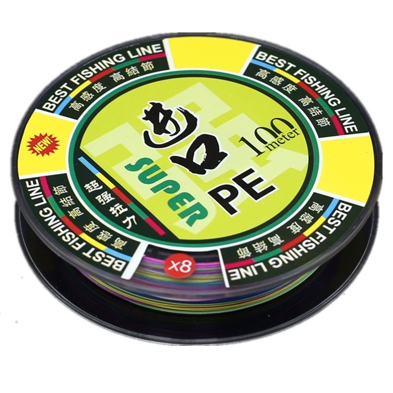 五彩八编大力马鱼线100米鱼线渔具渔具垂钓用品