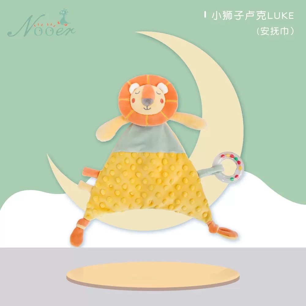 Nooer婴幼儿安抚玩具白底实物图