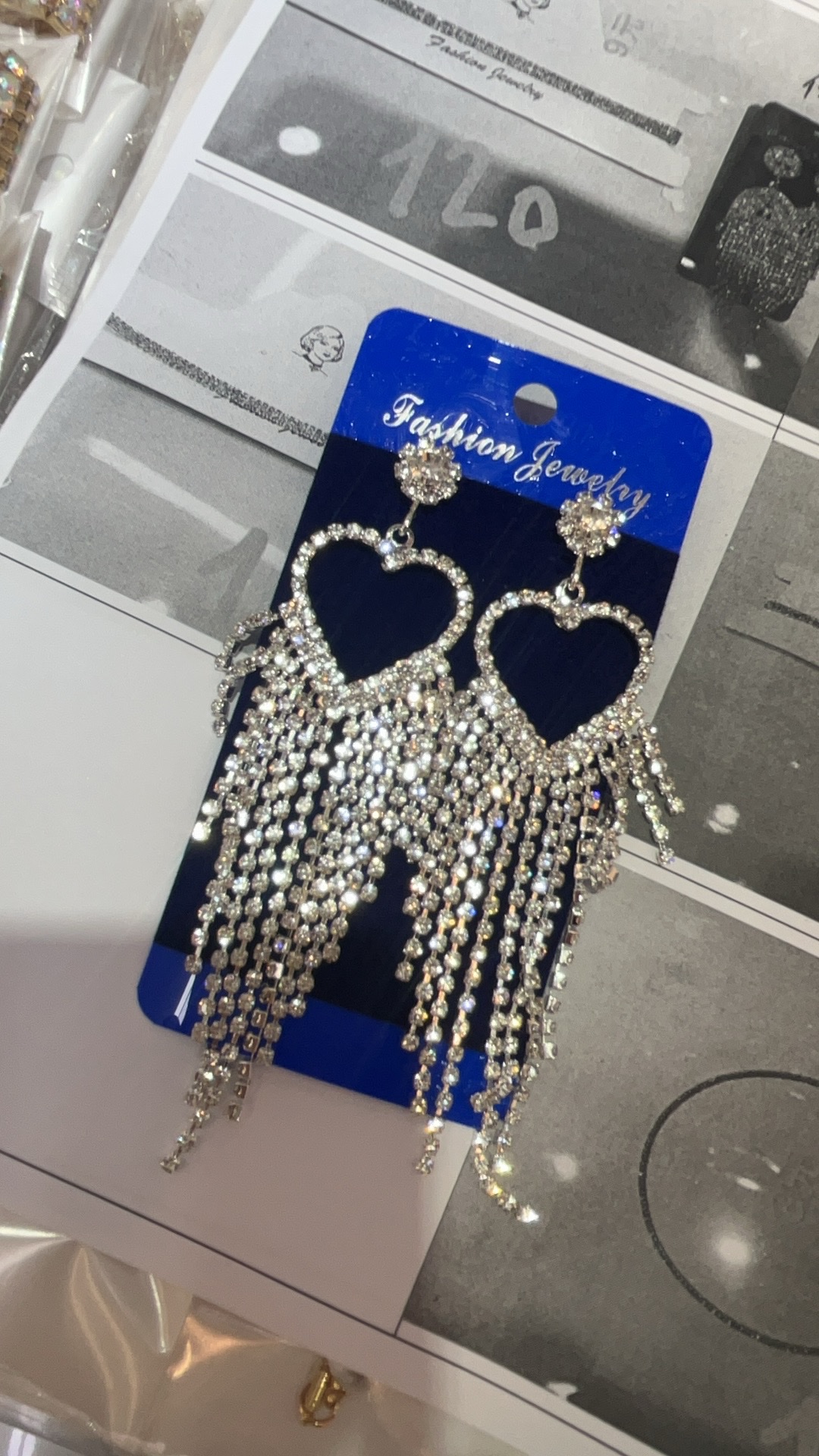 饰品耳饰珍珠耳环烧焊锆石耳环时尚气质百搭女款简约潮流配饰烧焊锆石耳环