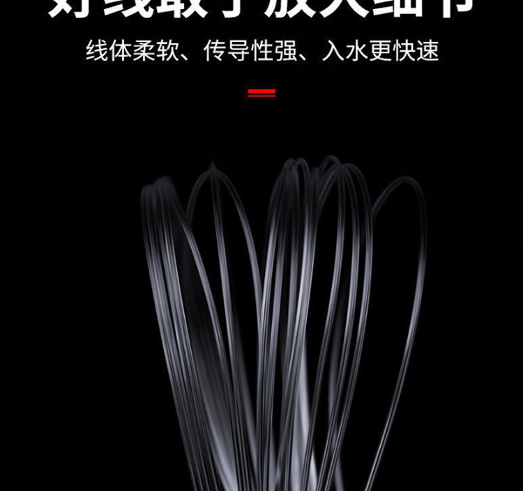 猎物尼龙线50米钓鱼高强耐磨竞技夜钓底钓渔具夜光增强鱼线鱼线渔具详情8