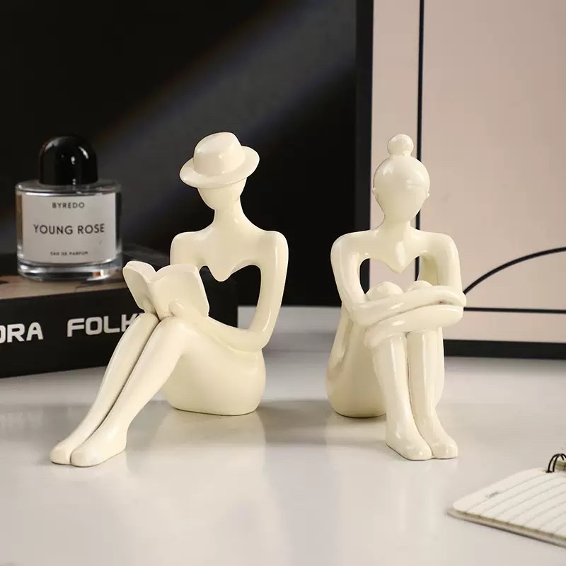 Nordic style simple art abstract figure ornaments