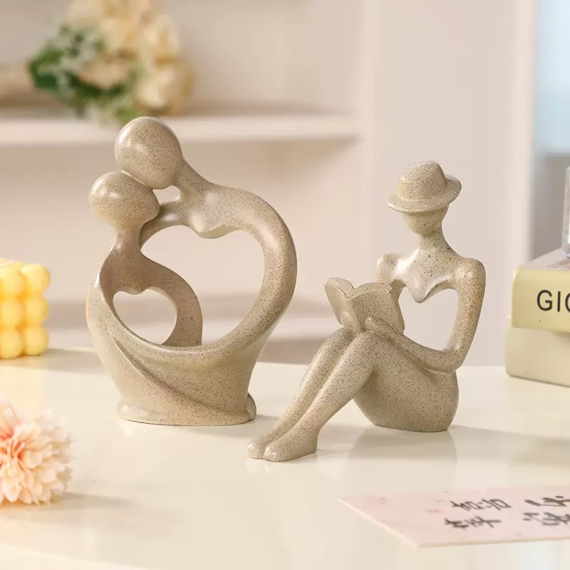 Nordic style simple art abstract figure ornaments Application Scenario