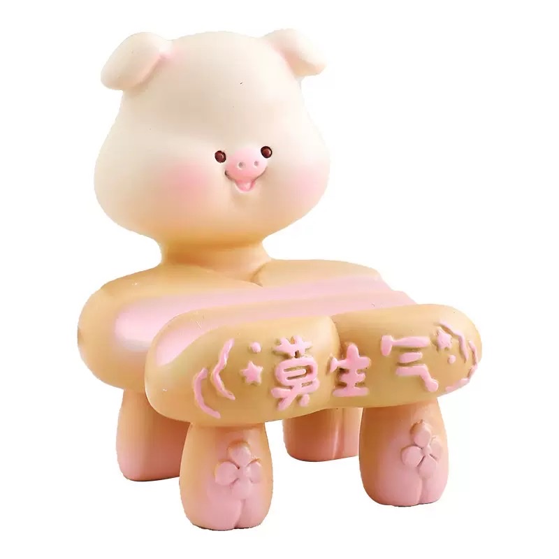 Small animal resin mobile phone stand Item Picture