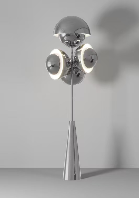 Chandelier, ironwork, electroplated, designer's lamp, chandelier, lighting fixture, ceiling chandelier details Picture