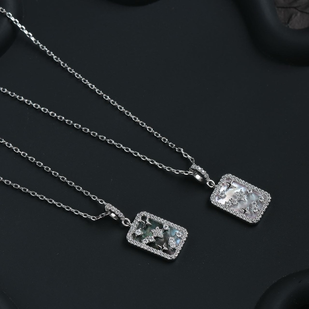 北欧银饰珍珠项链时尚首饰优雅气质女款潮流百搭送礼