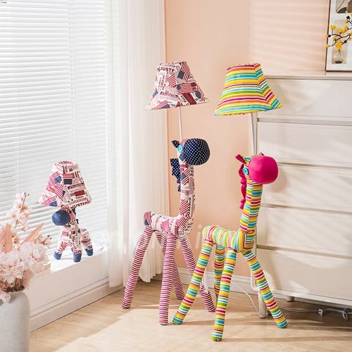 Creative dinosaur fabric floor lamp and creative table lamp pic 8