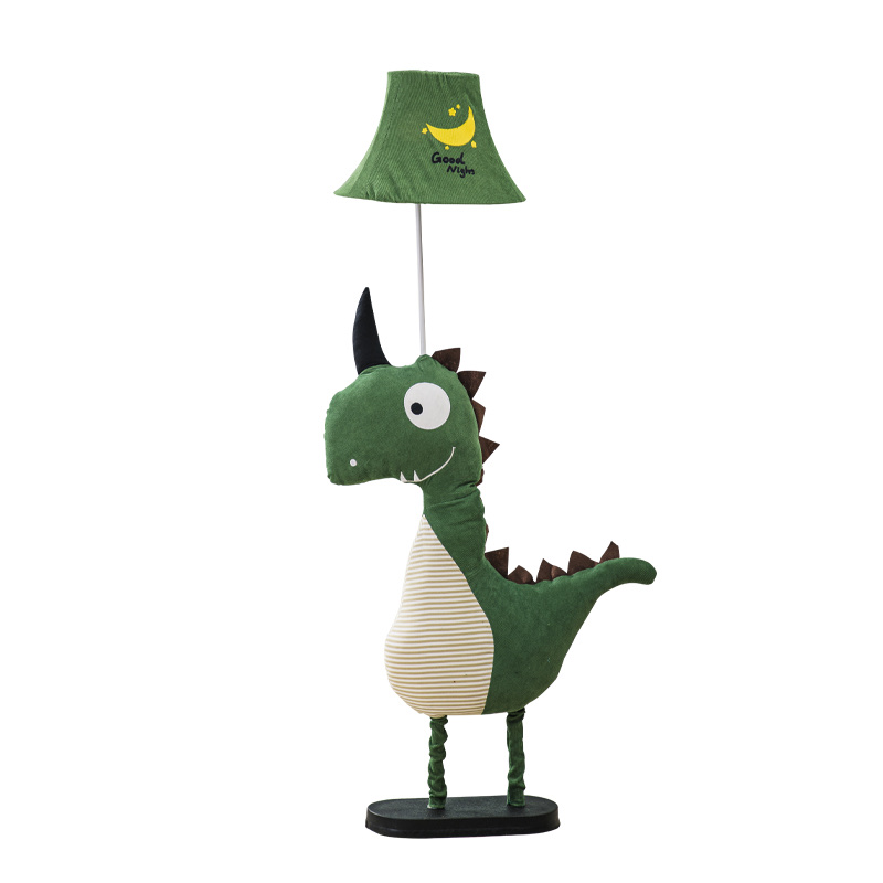 Creative dinosaur fabric floor lamp and creative table lamp pic 3