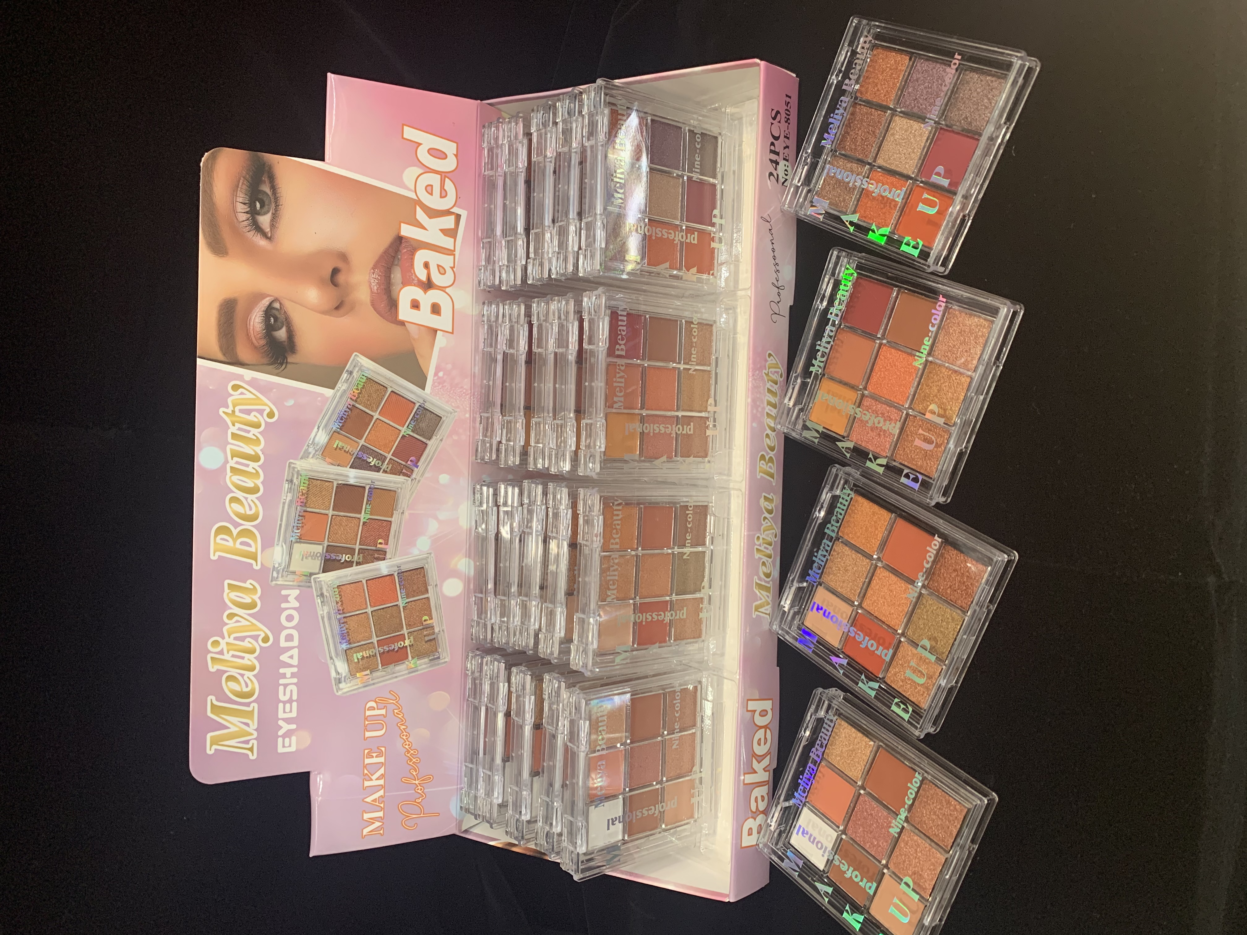 Meliyabeauty 大地色9色眼影 眼部彩妆化妆品Makeup细节图