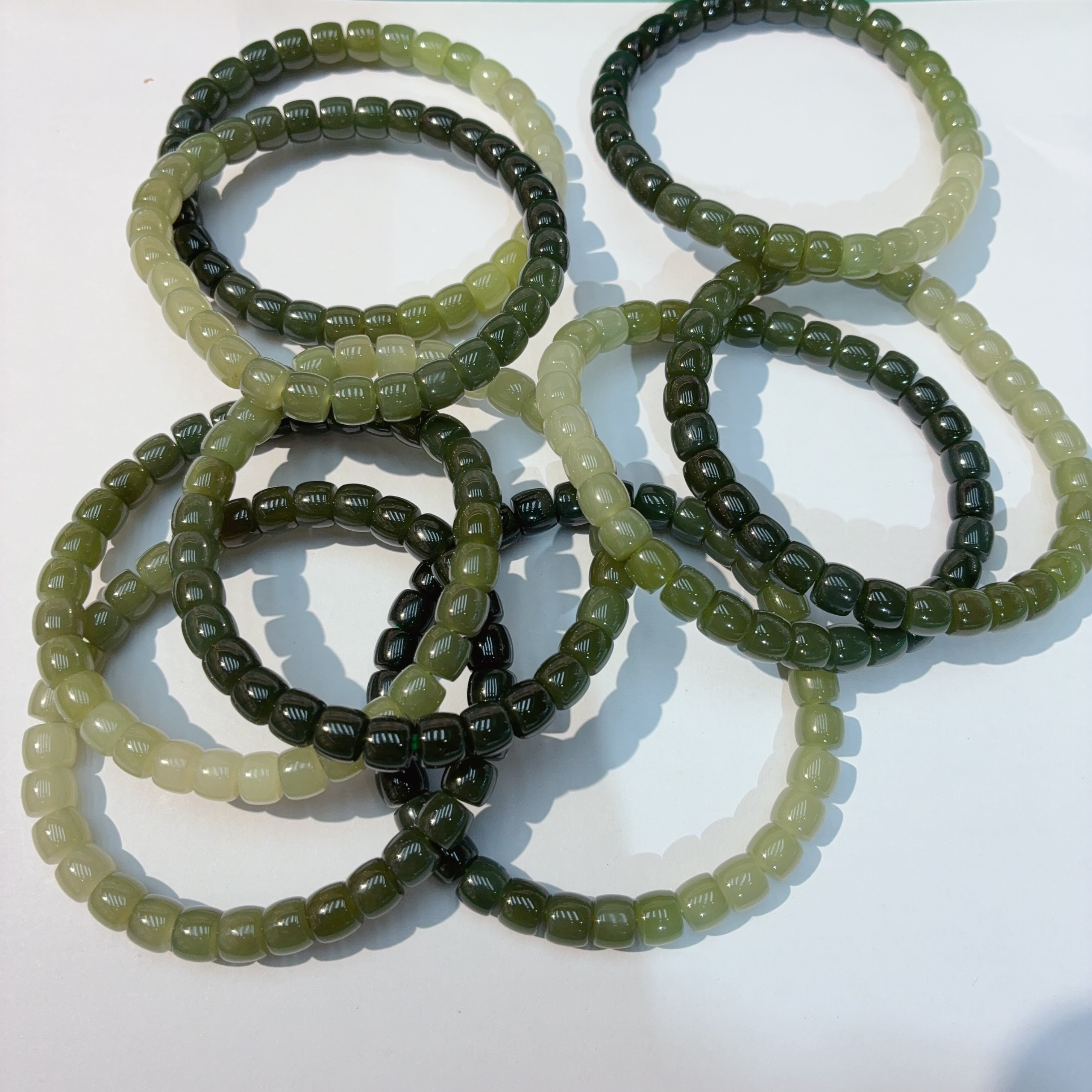 天然渐变和田玉手串，送朋友详情图2