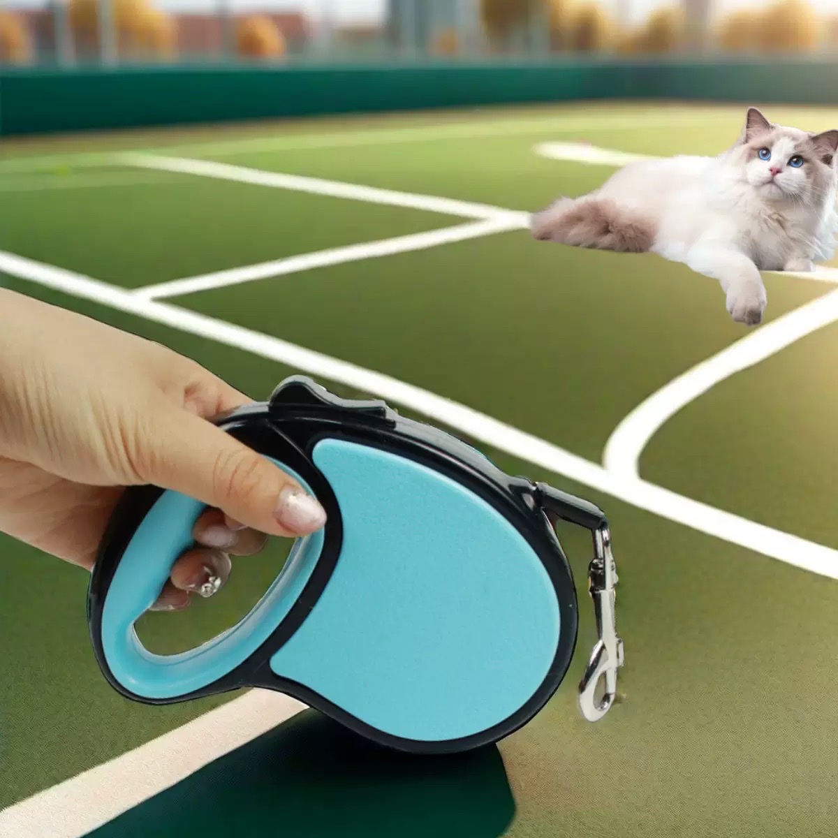 Retractable leash for small and medium-sized dogs to take a walk, automatic retractable and adjustable pet supplies, dog leash details Picture