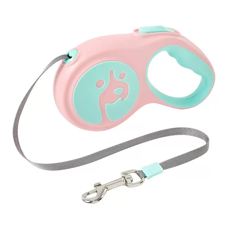 New automatic telescopic dog leash, pet leash, small and medium-sized dog walking leash, portable pet leash Item Picture