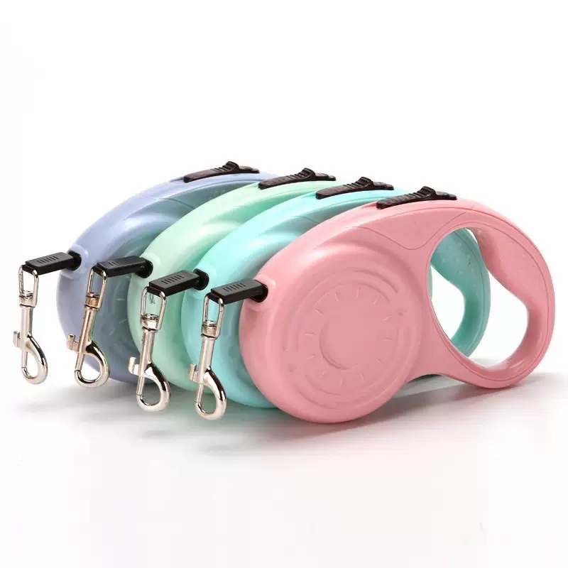 Automatic retractable portable pet leash, specially designed outdoor dog walking leash for puppies